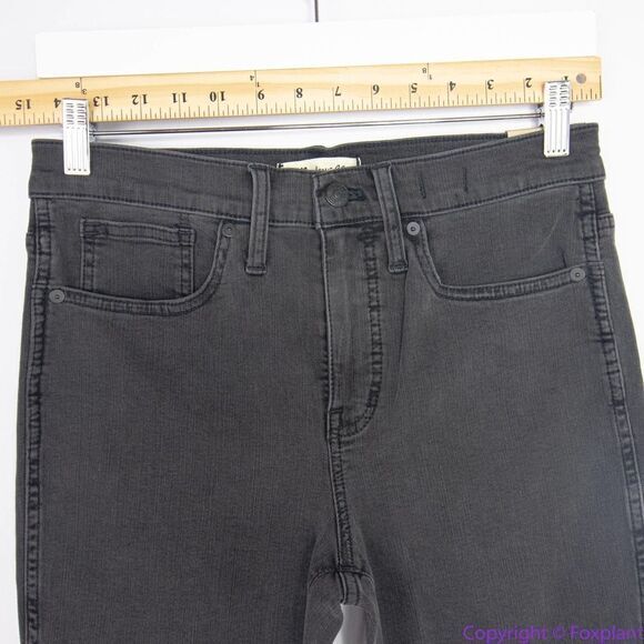 NEW Madewell Petite Stovepipe Jeans in Banberry Wash: Raw-Hem, P28 - Picture 6 of 16